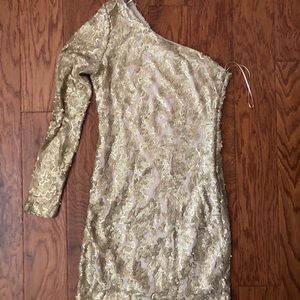 GUESS gold dress